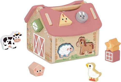 Wooden farm animals - wooden, shape