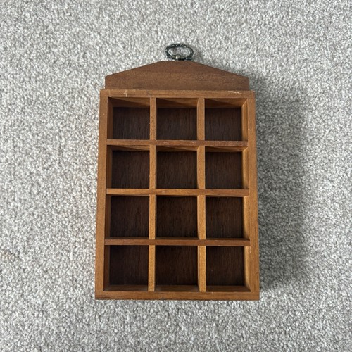 Vintage wooden thimble display - vintage,