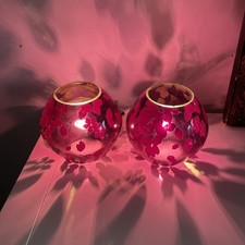 IKEA KNUBBIG Purple Glass