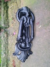 Vintage Metal Black Door Knocker