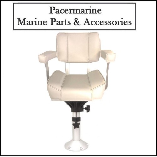 Captain white helm seat - white, &