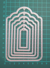 6 Pc Gift Tag Metal Cutting