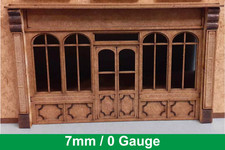 Shop Front Kit N03 Scratch Aid Kit Model Railway Layout Kit 1/43 7mm 0 Gauge