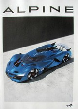 Alpine A110 R Ultimate A390 HY6 06 / 2025 Catalog 36x50 UNFOLDED Tube Rare