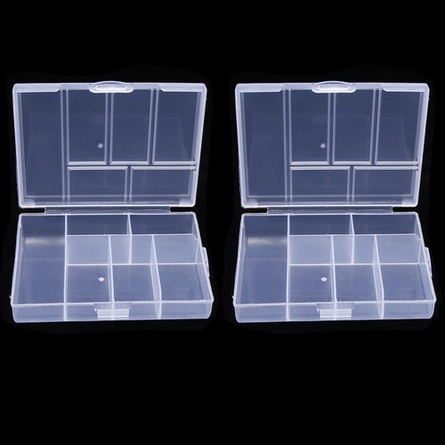 2pcs compartment plastic box - compartment,