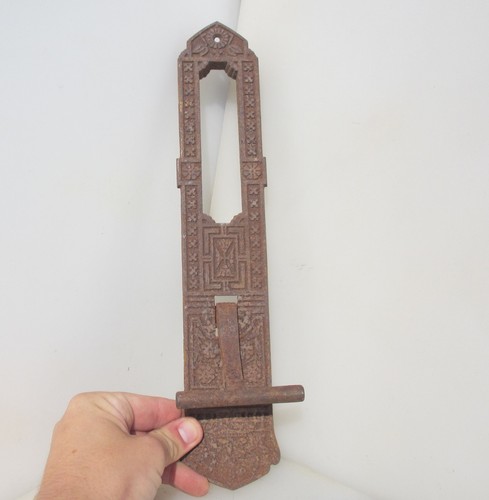 Victorian iron door - door, pull