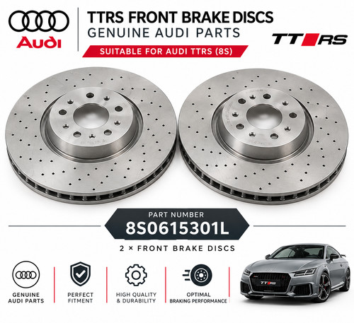 Audi ttrs front brake disks - audi,