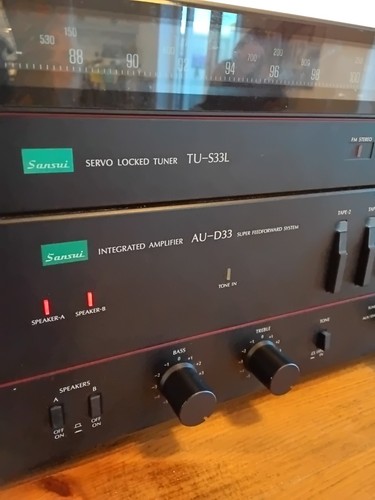 Sansui d33 amp s33l - sansui, au-d33