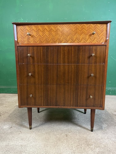 Uniflex walnut drawer chest - walnut, 4