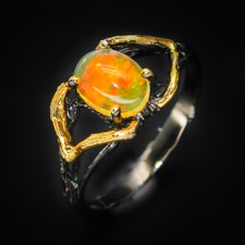 Handmade vintage Natural Opal