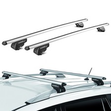 Complete Aerodynamic Aluminium Roof Rack Bars for VW Passat Estate 2005 to 2014