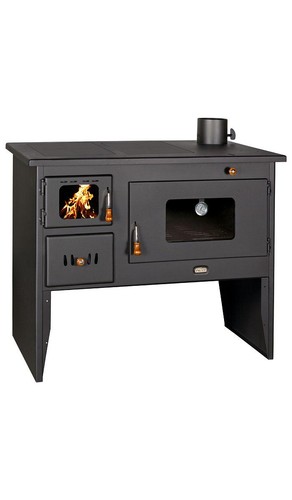 Wood burning range cooker - burning,