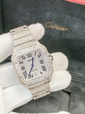 Cartier Santos de Cartier Large – Ref. WSSA0062 – Fully Diamond Set – Automatic