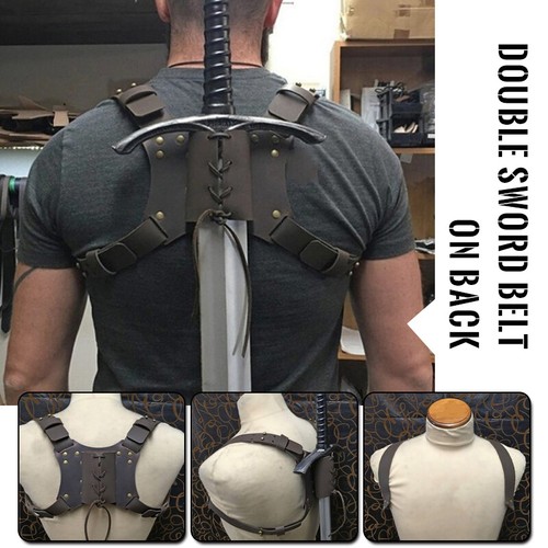 Medieval retro leather sling - medieval,