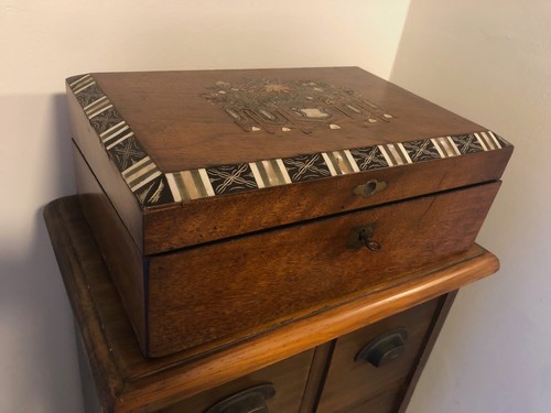 Antique writing slope - writing,