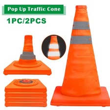 45CM Collapsible Traffic Cones Safety Road Cones Road Barriers Reflective