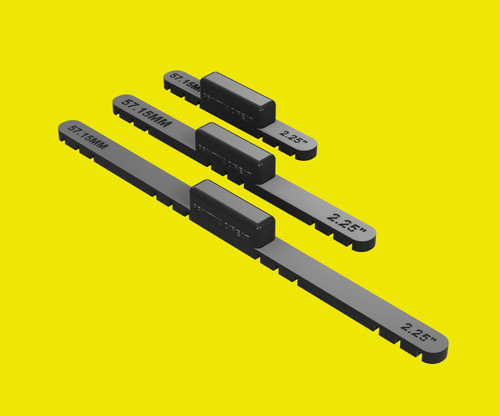 Vintage rail track gauge - 3-rail,
