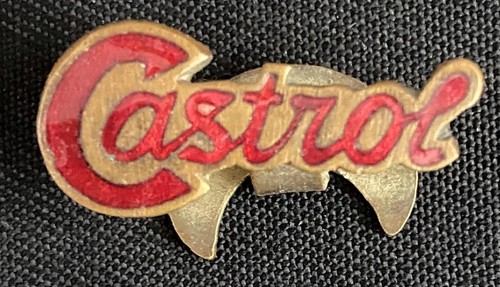 Castrol petrol oil enamel - castrol,