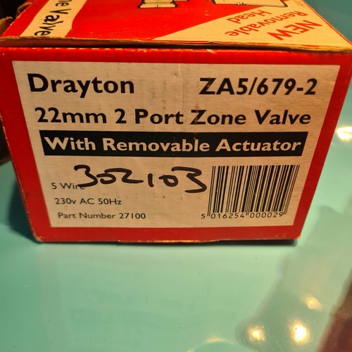 Drayton 22mm port zone - zone, valve