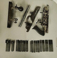 Antique Stanley 45 Combination Plane  & Cutters