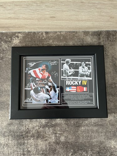 Framed sylvester stallone - a5,