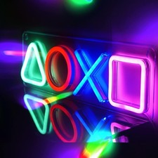 PS4 5 LED Neon Light Signs