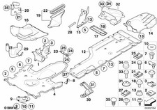 BMW Genuine Underfloor Coating Cover Fits E60 E60 LCI E61 E61 LCI 51757195903
