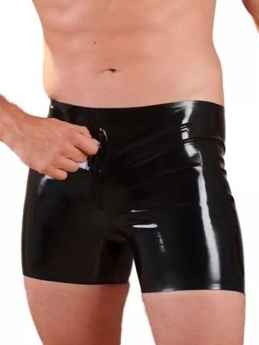 Honour latex shorts front - honour,