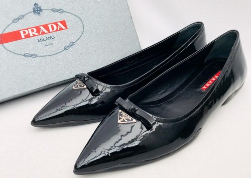 Prada black triangle logo - black,
