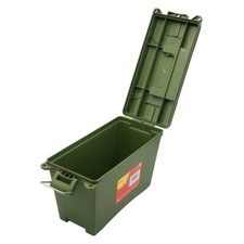 AMMO BOX / STACKABLE AMMO STORAGE BOX FIELD BOX TOOL BOX RUGGED PLASTIC