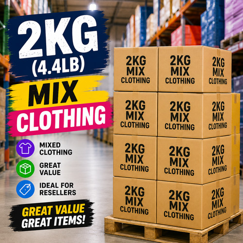 2kg mixed clothing - 2kg, lot