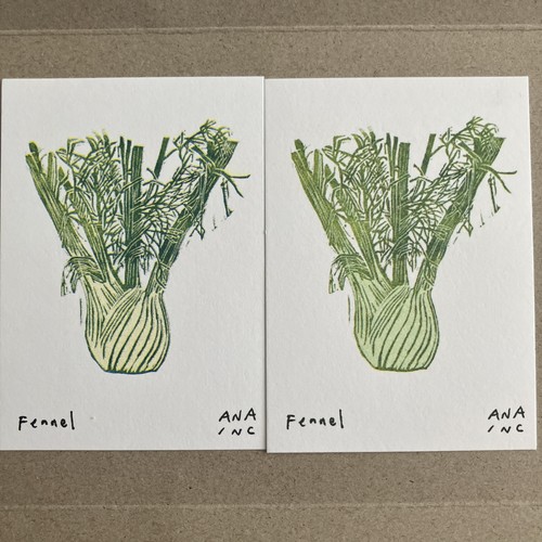 Inciardi mini print fennel - mini,