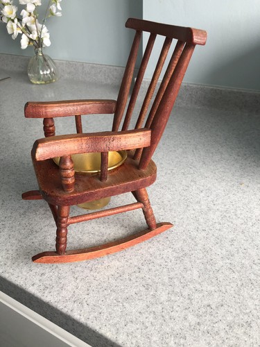 Vintage wooden rocking - wooden, chair