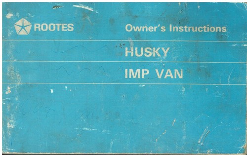 Hillman imp van - imp, husky