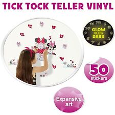 Minnie Mouse Wall Clocks & Wall Stickers Glow In The Dark