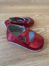 Dorothy Wizard of Oz Ruby Red Ballet Flats Shiny Shoes Size 2 4-6 Months Baby