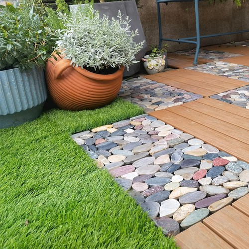 Interlocking deck tile decking - deck,