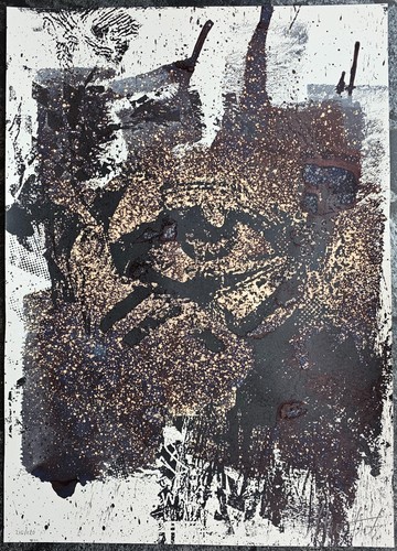 Vhils sight hand signed screen - sight,