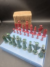 Rare 30s Hand Engineered Industrial Unique Chess Men Handmade