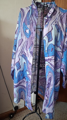 Primark purple blue marble - purple,