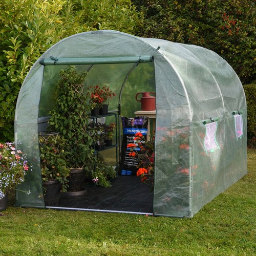 Garden grow 2m polytunnel - garden,