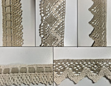 100% Cotton Lace All Widths &