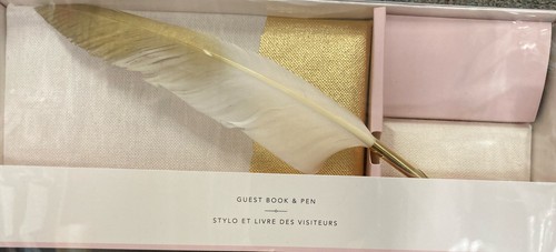 Wedding guestbook feather - guestbook, &