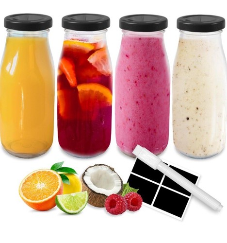 Volila glass milk bottles - volila,