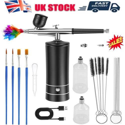 Cordless air brush - air, kit
