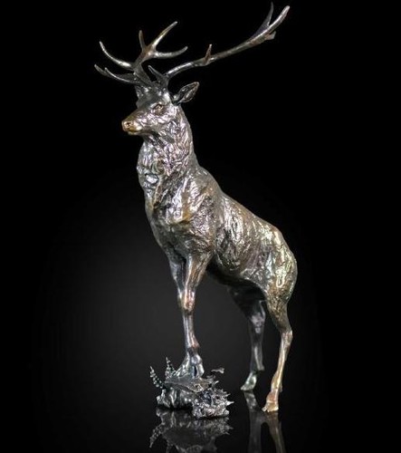 Bronze stag limited edition - bronze, by