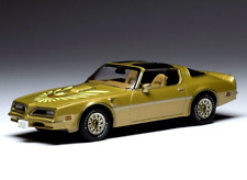 IXO DIECAST 1/43 1978 PONTIAC FIREBIRD TRANS-AM IN METALLIC GOLD CLC412
