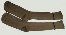 WW1 WW2 kilt socks hose, British Army Scots regiments, wool battledress brown