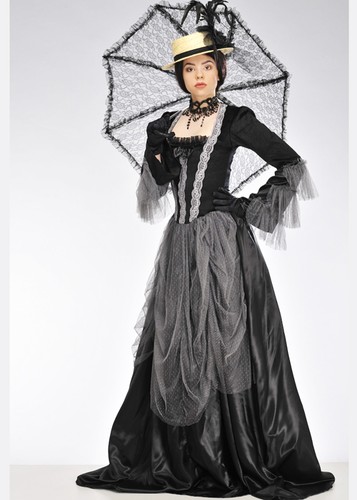 Adult womens luxe black and - adult,