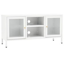 TV Cabinet Steel&Glass Stereo